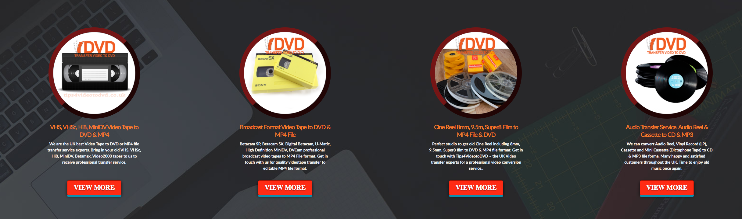 VHS Video to DVD Digital Transfer Service